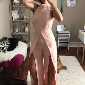 Light Pink Halter Romper